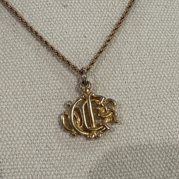 Dior Gold Necklace and Earring Set - Picture 12 of 12